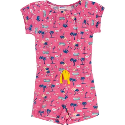 Winkiki Kids Wear Dívčí overal Travel růžová