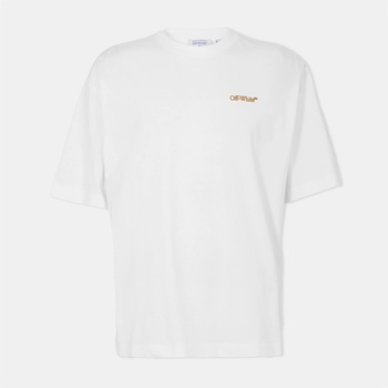 Off White Тениска Off White Men's Arrow Skate T-Shirt - White-Citrus