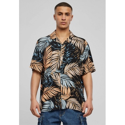 Urban Classics letní plážová pánská košile z lehké viskózy palmfront