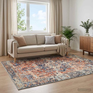 vidaXL Килим ORIZ Оранжево 120 x 170 cm 100% полиестер (42050408)