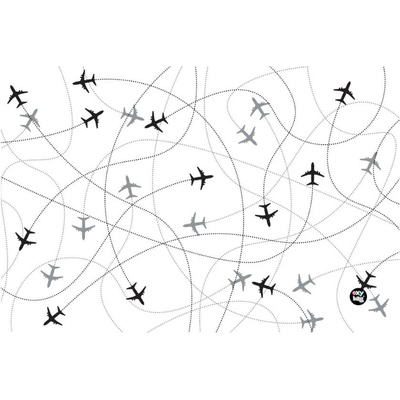 Podložka na stůl PP 60 x 40 cm planes – Hledejceny.cz