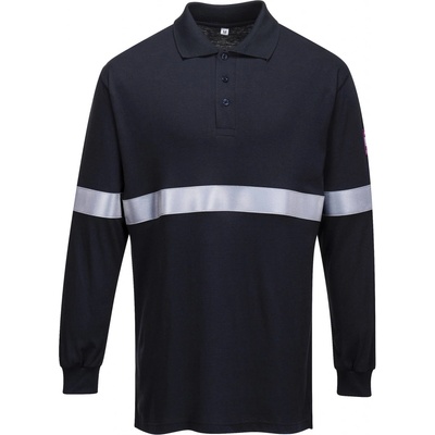 Portwest MODAFLAME FR03 Nehorľavá reflexná polokošeľa námorná modrá XL