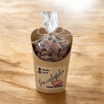 Nutworld Mandle Uzené v celofánku a kelímku Pro pana učitele 180 g