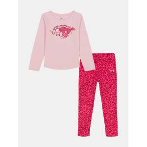 Under Armour Детски комплект Under Armour UA PRINTED LS LEGGING SET Under Armour | Rozov | Момичешки | 2-3YR