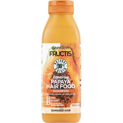 Garnier Fructis Papaya Hair Food šampon pro poškozené vlasy 350 ml