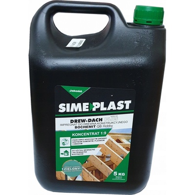 Impregnační nátěr na konstrukce ZELENÝ 5kg koncentrát 1:9 Drew-Dach Plus Simeplast