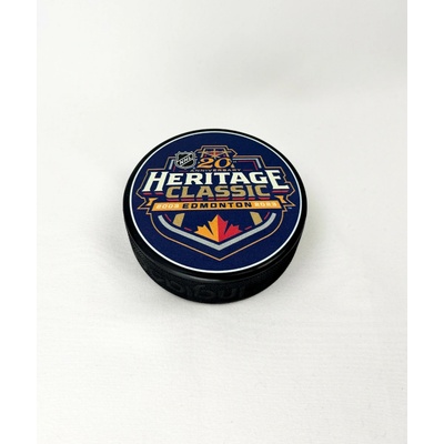 Inglasco / Sherwood Puk Heritage Classic 2023 Edmonton Generic Souvenir Puck Bulk