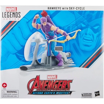 Hasbro Avengers Legends Series Hawkeye With Sky Cycle 60th Anniversary 15cm