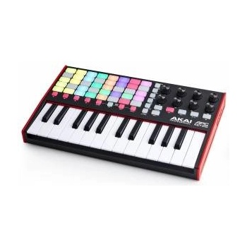 AKAI APC Key 25 MK2 - USB MIDI keyboard controller for clip launching with Ableton Live Lite, 25 keys, 40 RGB pads and 8 rotary controls - APCKEY25MK2