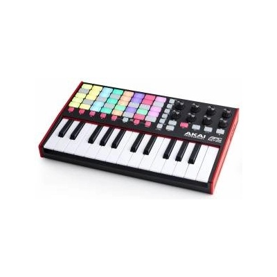 AKAI APC Key 25 MK2 - USB MIDI keyboard controller for clip launching with Ableton Live Lite, 25 keys, 40 RGB pads and 8 rotary controls - APCKEY25MK2