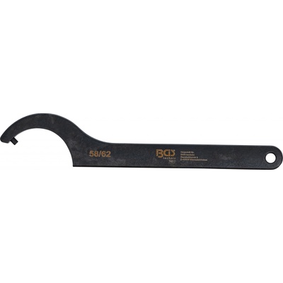BGS technic Hákový klíč s čepem 58 - 62 mm BGS 74217