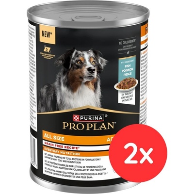 Pro Plan Dog All Size Adult Everyday Nutrition ryby ve šťávě 2 x 400 g