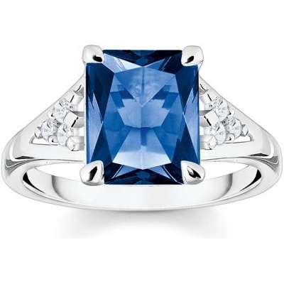 Thomas Sabo prsten Blue stone silver TR2362 166 1