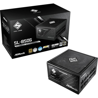 Захранване ASRock SL-850G, 850W, Active PFC, 80 Plus Gold, 135mm вентилатор (SL-850G)