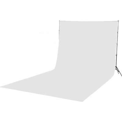 Fotografické textilné pozadie - zamat 3x6m biele