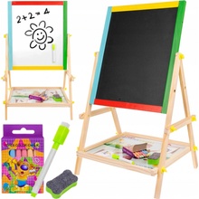 Kruzzel Multifunkčná obojstranná tabuľa pre deti 42 x 35 cm