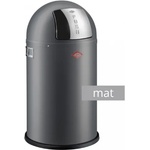 WESCO Кош за отпадъци Wesco Pushboy Junior 22 л сив мат - bogdanmebel