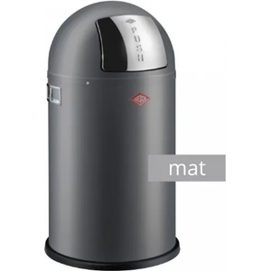WESCO Кош за отпадъци Wesco Pushboy Junior 22 л сив мат - bogdanmebel