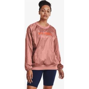 Under Armour Дамски суитшърт Under Armour Recover Storm Woven Shine Crew Under Armour | Rozov | ЖЕНИ | XS