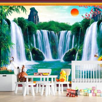 Image 1 of Art Gift Decor Фототапет Райски водопади 2