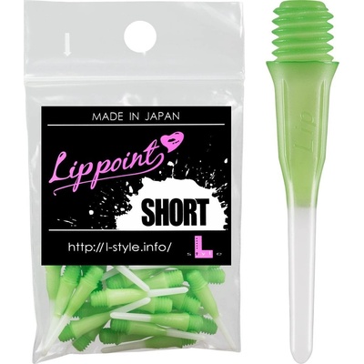 Hroty L-style ShortLip Two Tone Green/White 30 ks