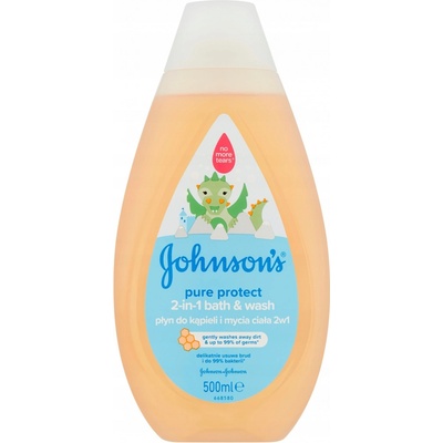 Johnson´s Kids Pure Protect 2-in-1 Bath & Wash 500 ml