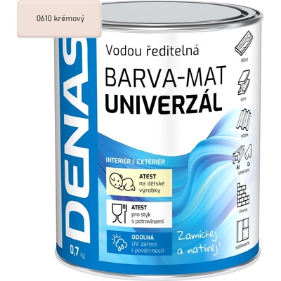 Denas Univerzál mat 0,7 kg krémová – Zbozi.Blesk.cz