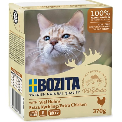 Bozita Bozita месни хапки в желе 6 x 370 г - с много пиле