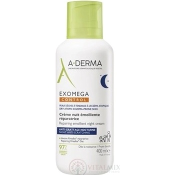 A-DERMA Exomega Control Emolienční noční krém 400 ml