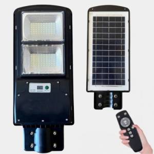  600w led Соларна улична лампа с дистанционно, сензор за движение и фотоклетка