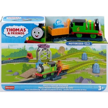 Mattel Игрален комплект Карго с Пърси Thomas & Friends Percy' s Package Roundup от серията TrackMaster Motorized, HGY80