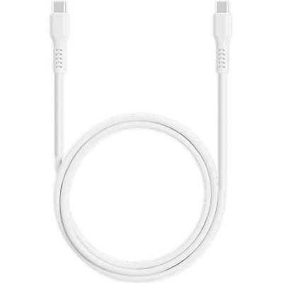 Кабел ttec - Data, USB-C/USB-C, 1.2 m, бял (8694470087764)