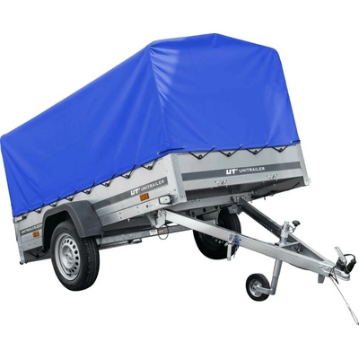 UNITRAILER GARDEN 230 KIPP s rámem H-800 a modrým krytem – Sleviste.cz