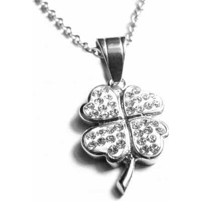 Steel Jewelry Náhrdelník čtyřlístek NH100268