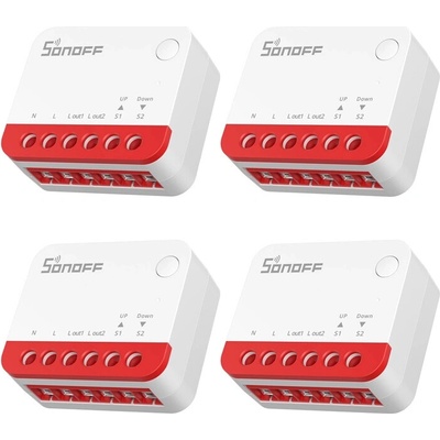 Inteligentný roletový spínač Zigbee SONOFF Mini-ZBRBS (sada 4 ks)