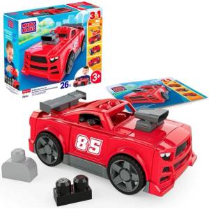 Mattel Mega Bloks Състезателен автомобил 3 в 1 (JKG35)