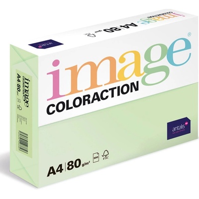 ANTALIS Barevný papír Image Coloraction A4 80g pastelově světle zelená 500 ks 119110