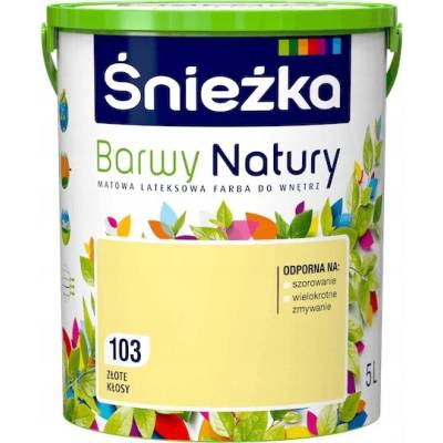 Śnieżka Latexová na zeď 5 l Zlaté klasy mat