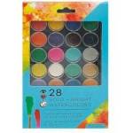Toys Inn Watercolor paints - 28 intense colors STNUX