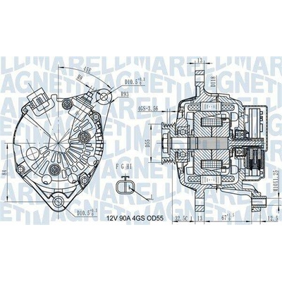 Generátor MAGNETI MARELLI 063731725010