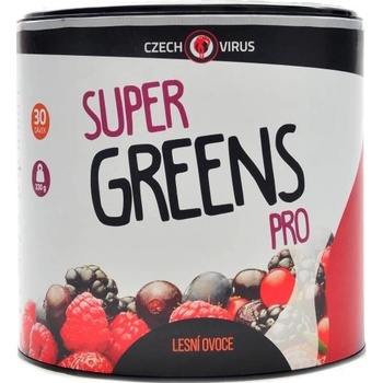 Czech Virus Super Greens Pro lesní ovoce 330 g