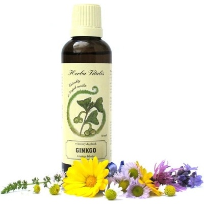 Herba Vitalis Tinktúra z byliny ginkgo dvojlaločné Ginkgo biloba 50 ml