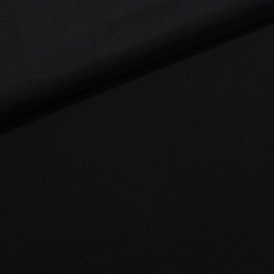 Polyesterový úplet PLAVKOVINA jednobarevná černá, š.150cm (látka v metráži)