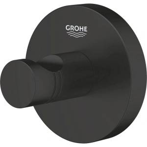 GROHE Start единична закачалка, матово черна (411732430)