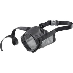 Ferplast - Muzzle Net XXL - Регулируем намордник за кучета, A: 49÷71 см - B: 19÷35 см - C: 13см. - черен