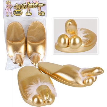 Image 1 of ORION Penis Slippers Gold
