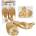 ORION Penis Slippers Gold