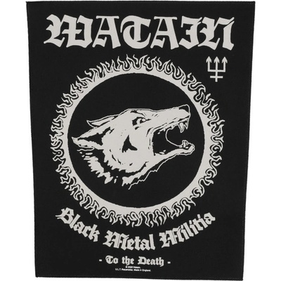 nášivka velká Watain - Black Metal Militia - RAZAMATAZ - BP1158