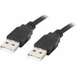 LANBERG USB Cable Lanberg CA-USBA-20CU-0010-BK Black 1 m