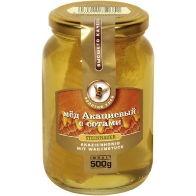 Steinhauer Akátový med s kouskem plástvé 500 g